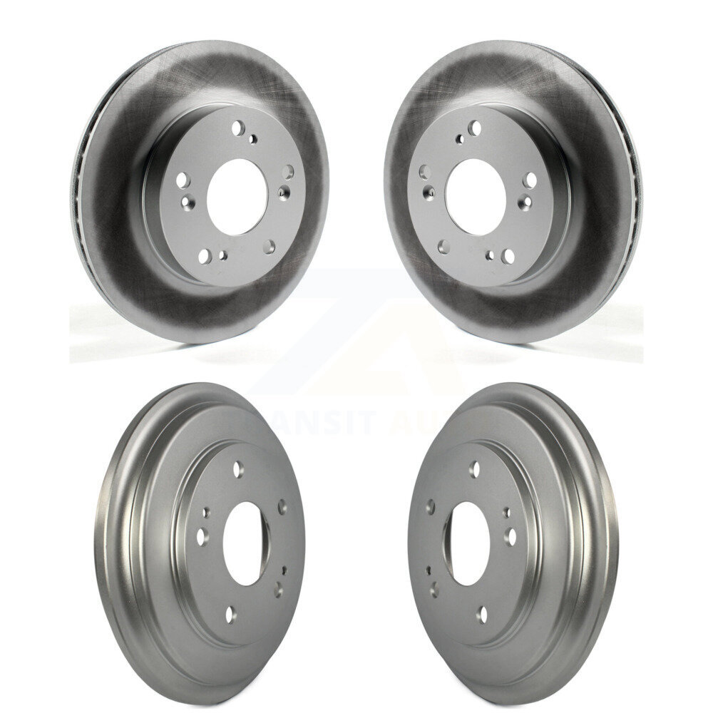 Genius - KG-101427 - Front and Rear Disc Brake Rotor and Hub Assembly Kits