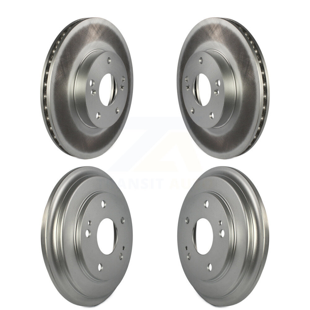 Genius - KG-101428 - Front and Rear Disc Brake Rotor and Hub Assembly Kits