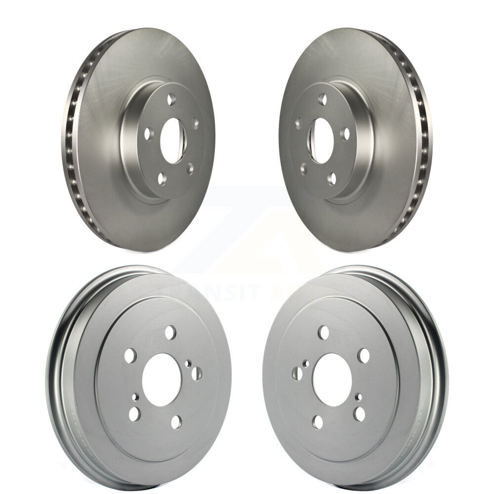 Genius - KG-101430 - Front and Rear Disc Brake Rotor and Hub Assembly Kits