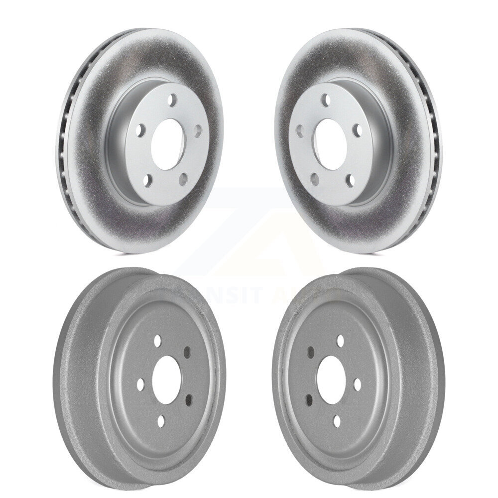 Genius - KG-101435 - Front and Rear Disc Brake Rotor and Hub Assembly Kits