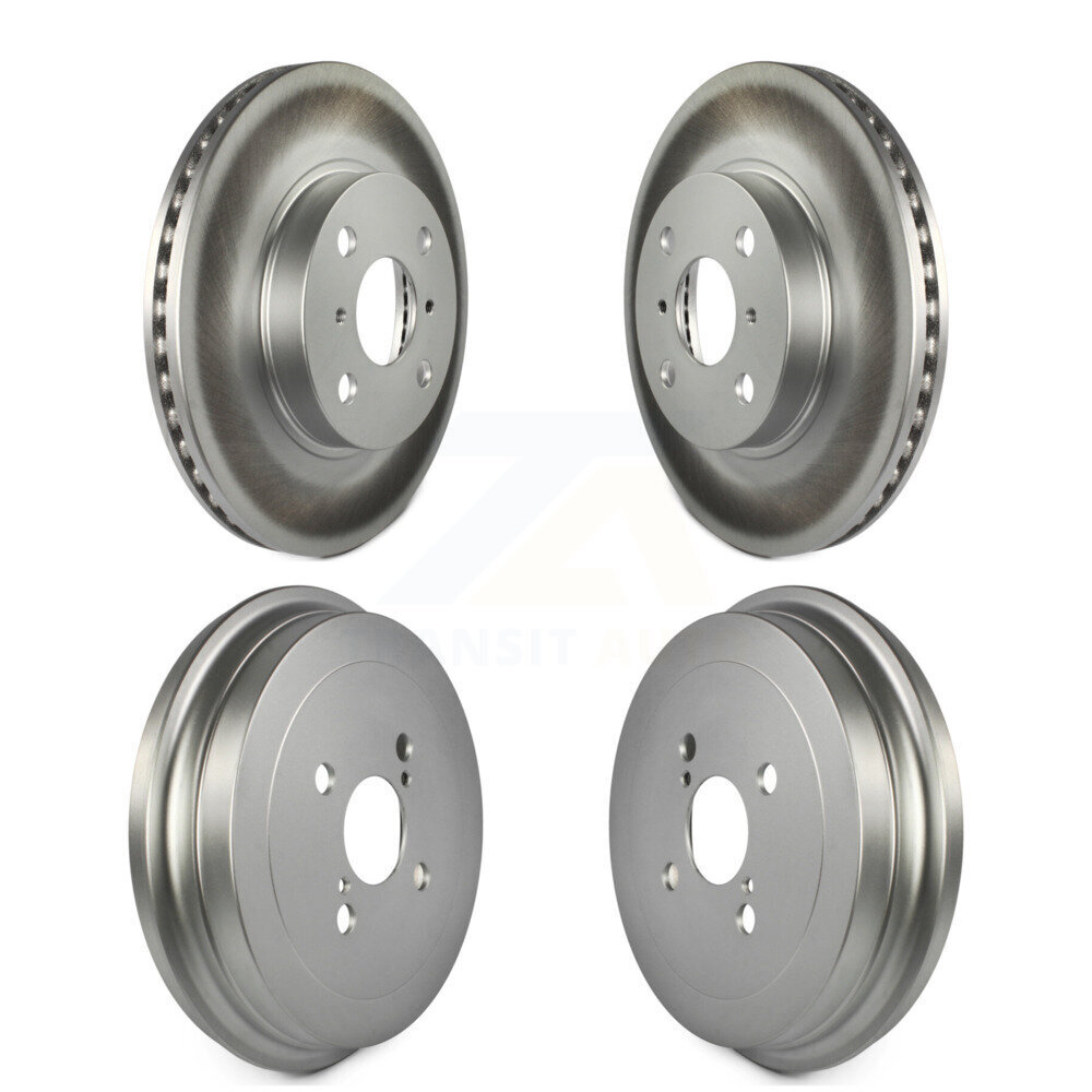 Genius - KG-101437 - Front and Rear Disc Brake Rotor and Hub Assembly Kits