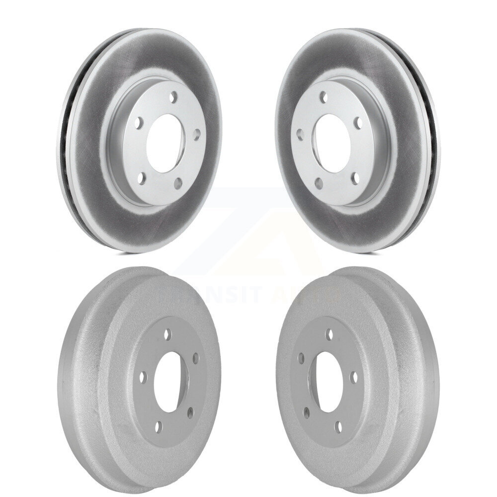 Genius - KG-101439 - Front and Rear Disc Brake Rotor and Hub Assembly Kits