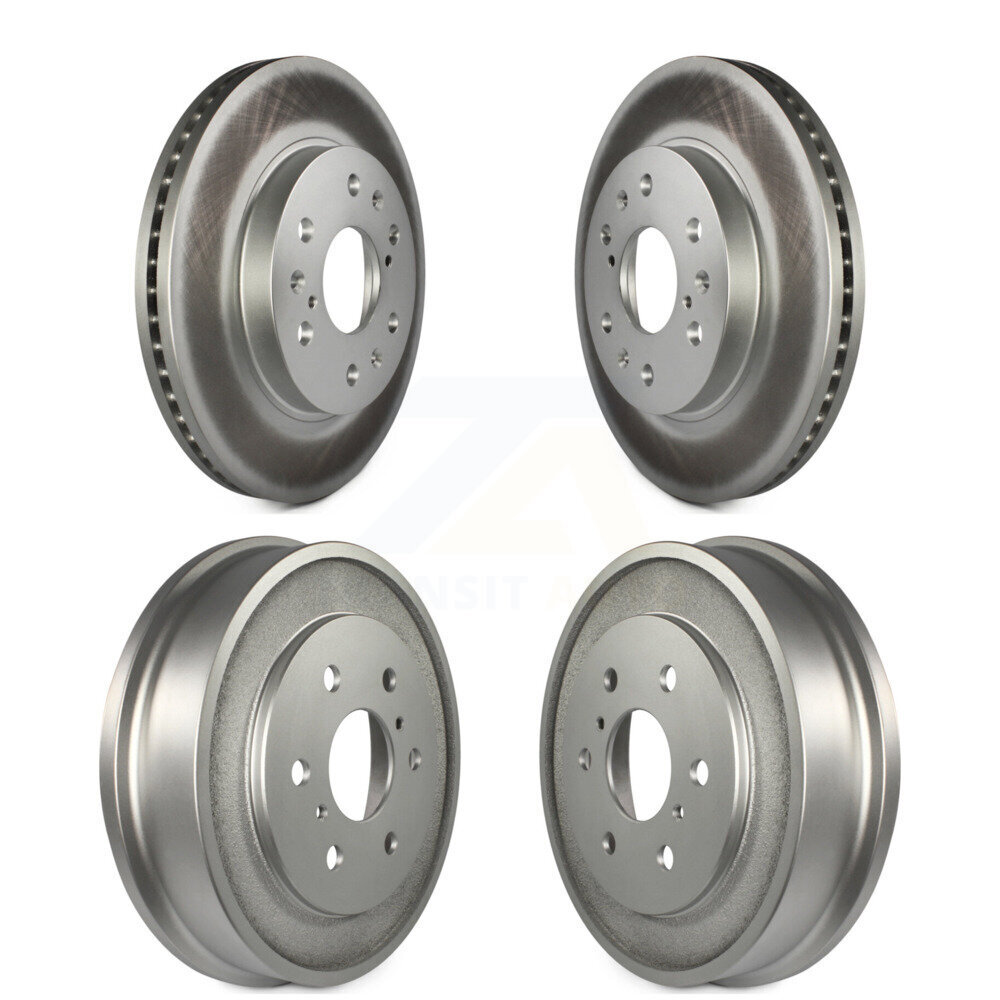 Genius - KG-101446 - Front and Rear Disc Brake Rotor and Hub Assembly Kits