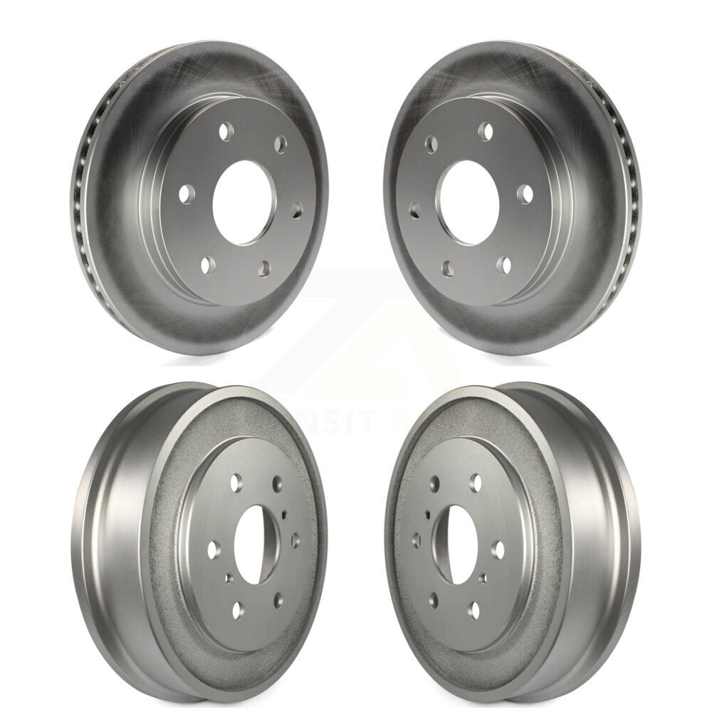 Genius Front Rear Brake Rotors Drum Kit For Chevrolet Silverado 1500 ...