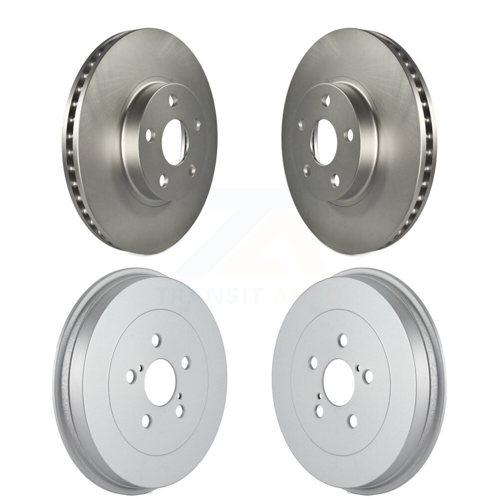 Genius - KG-101450 - Front and Rear Disc Brake Rotor and Hub Assembly Kits