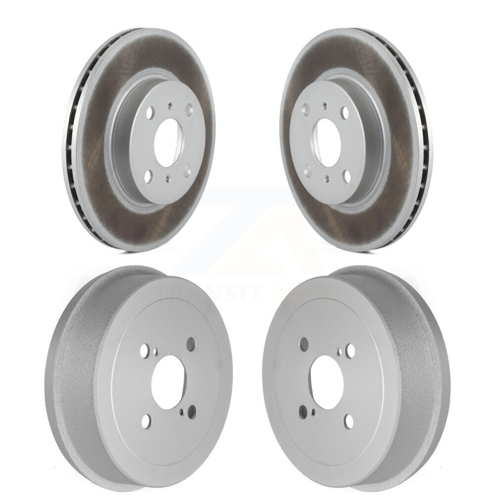 Genius - KG-101453 - Front and Rear Disc Brake Rotor and Hub Assembly Kits