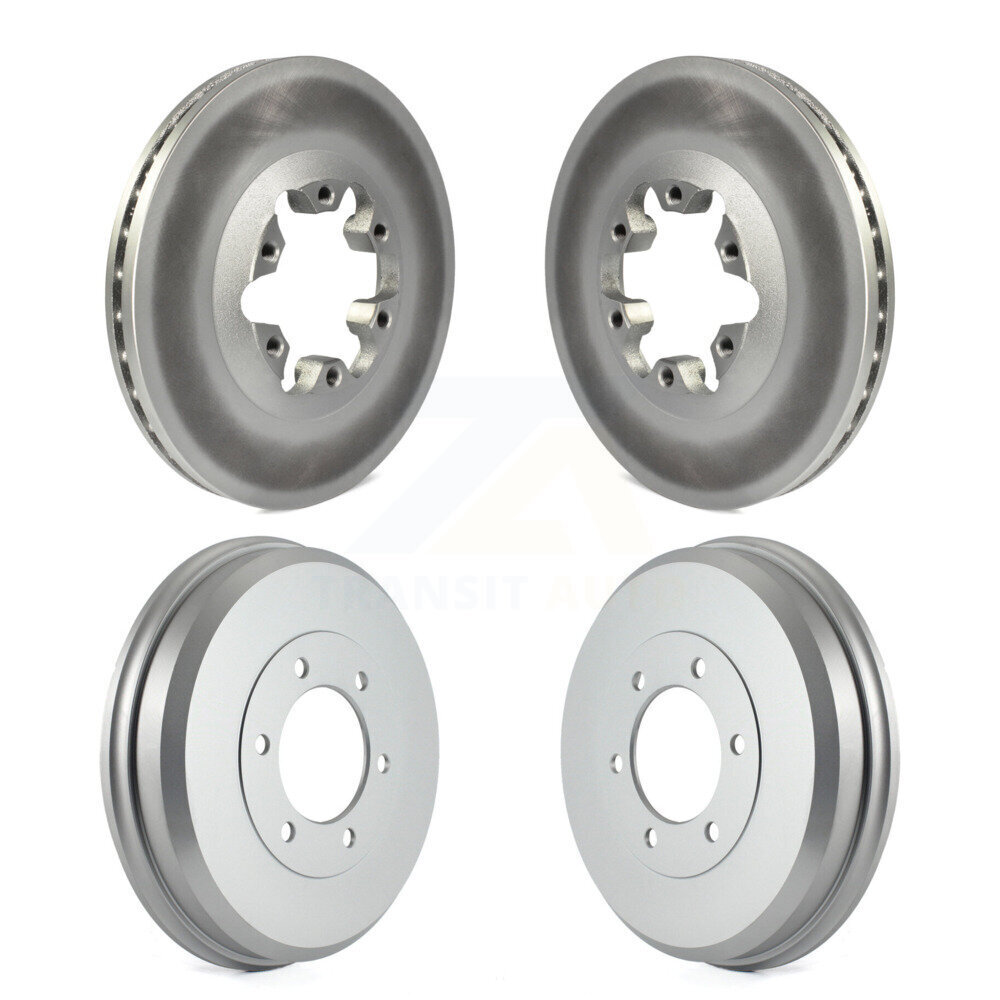 Genius - KG-101454 - Front and Rear Disc Brake Rotor and Hub Assembly Kits