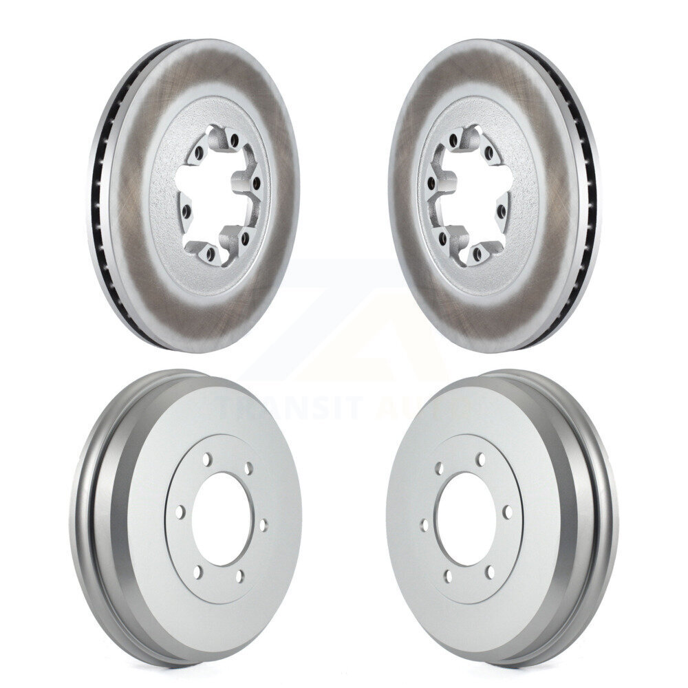 Genius - KG-101455 - Front and Rear Disc Brake Rotor and Hub Assembly Kits