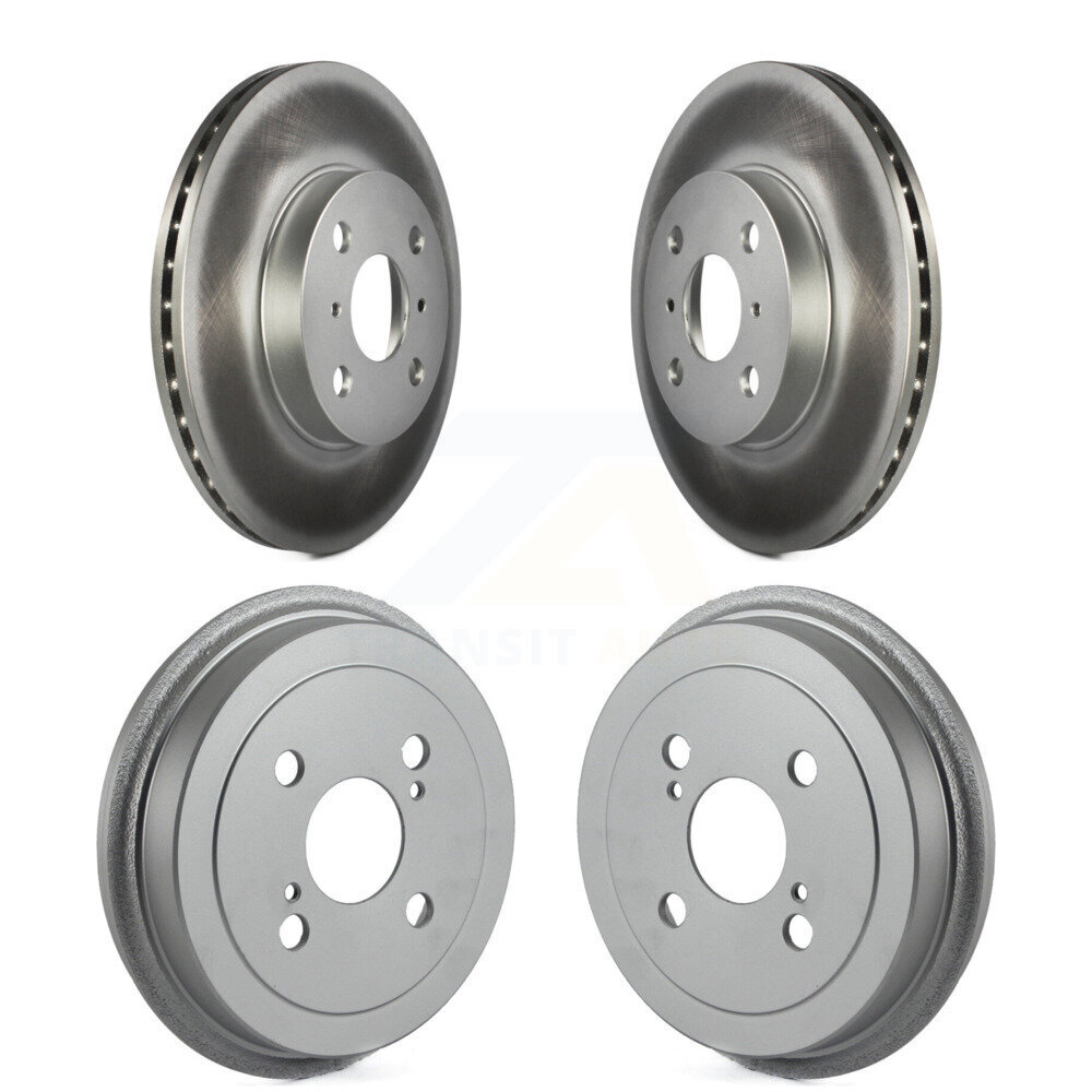 Genius - KG-101456 - Front and Rear Disc Brake Rotor and Hub Assembly Kits