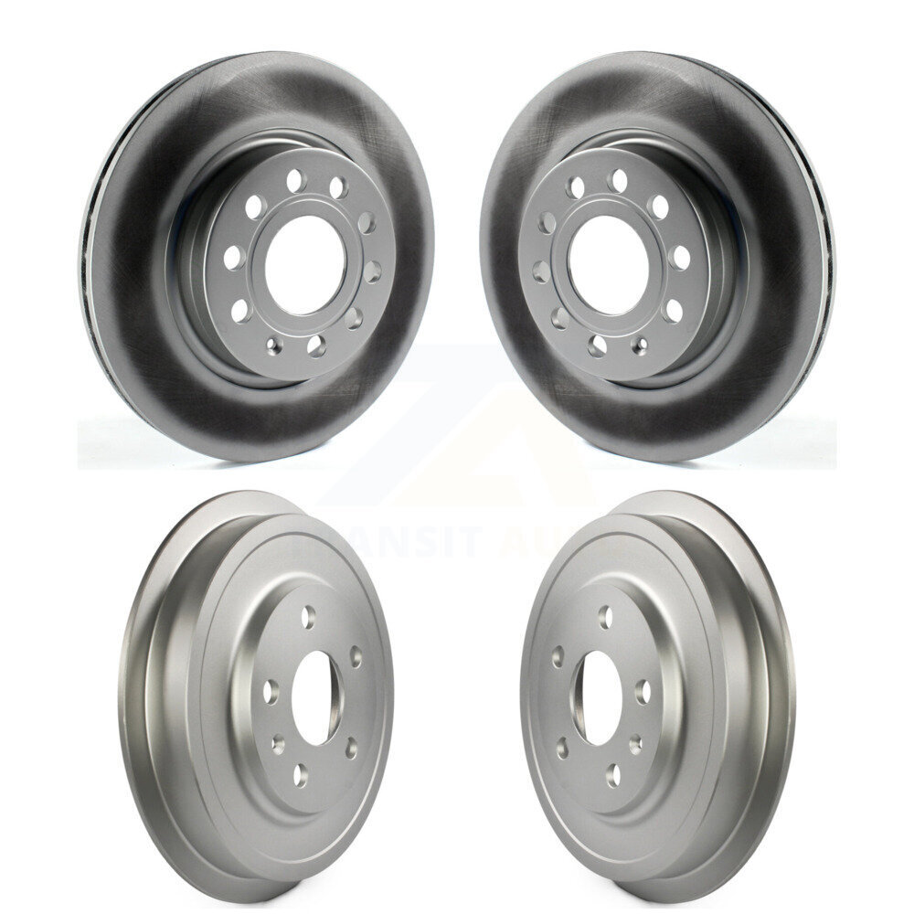 Genius Front Rear Disc Brake Rotors Drums Kit KG-101460
