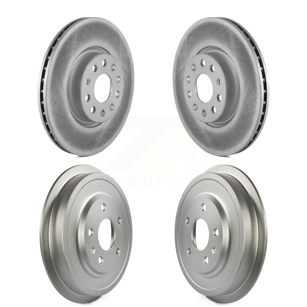 Genius - KG-101461 - Front and Rear Disc Brake Rotor and Hub Assembly Kits