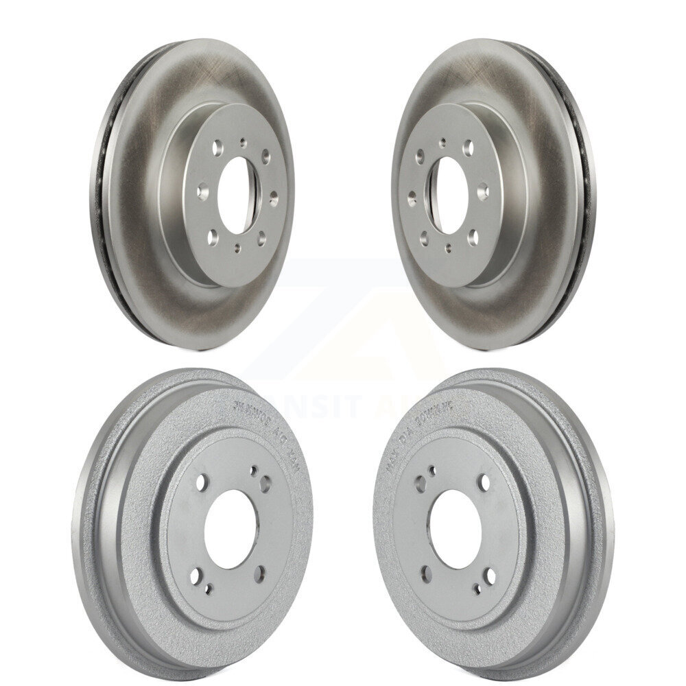 Genius - KG-101462 - Front and Rear Disc Brake Rotor and Hub Assembly Kits