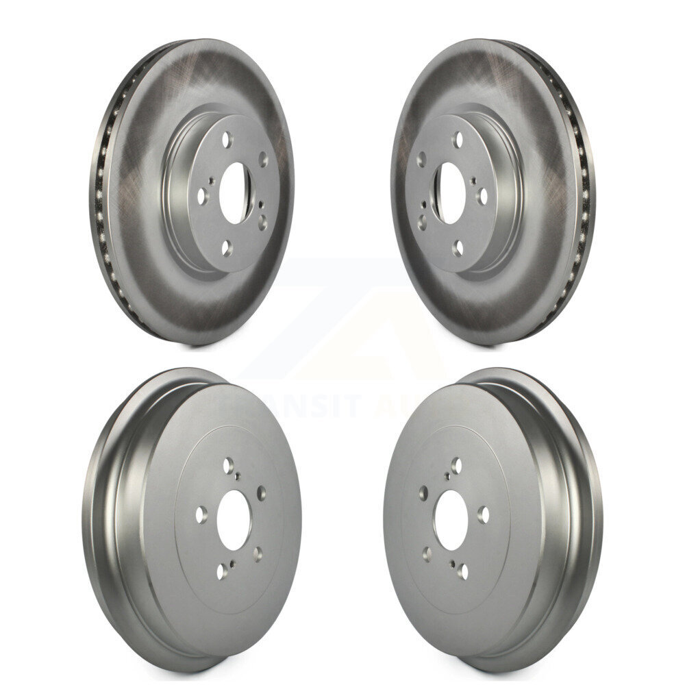 Genius - KG-101464 - Front and Rear Disc Brake Rotor and Hub Assembly Kits