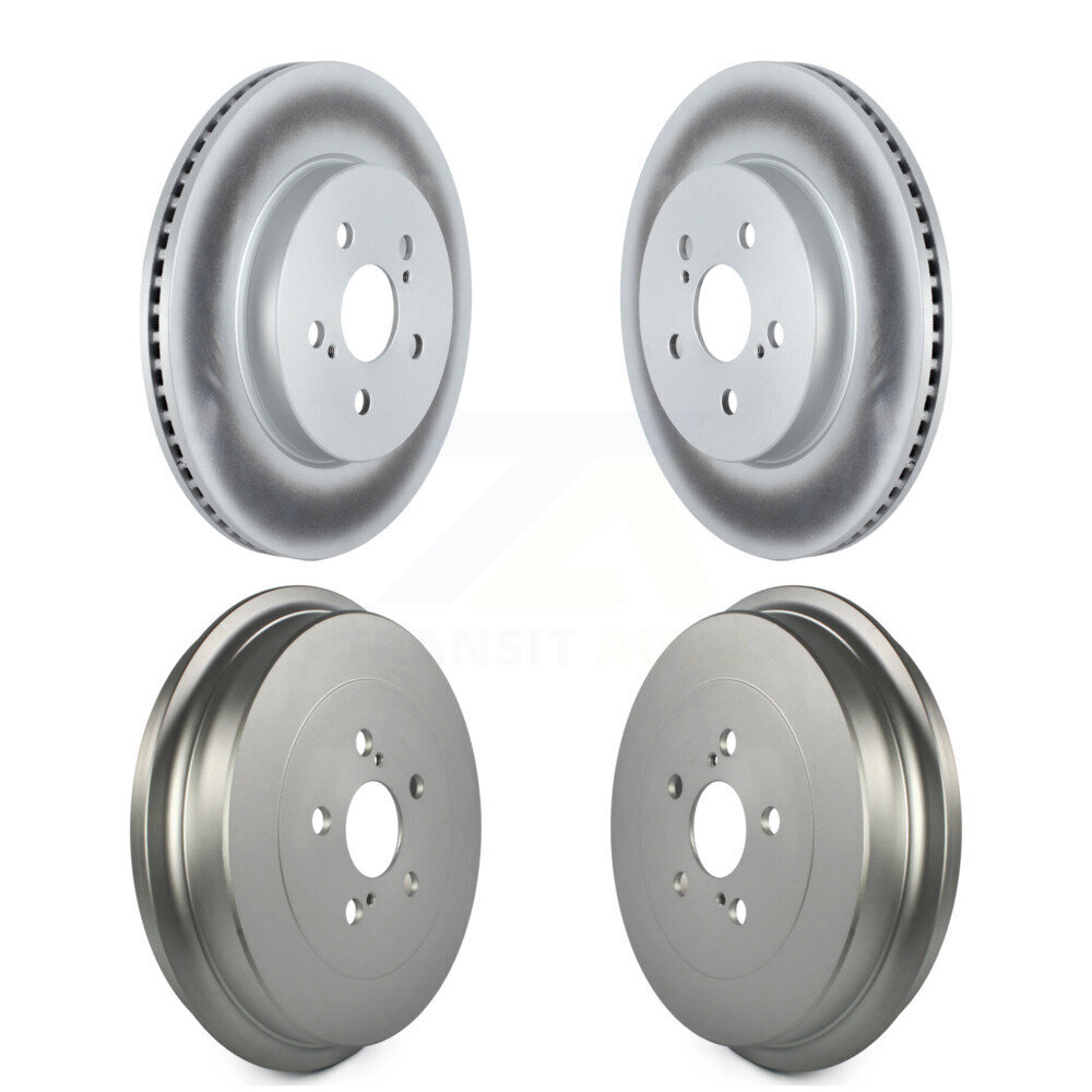 Genius - KG-101465 - Front and Rear Disc Brake Rotor and Hub Assembly Kits