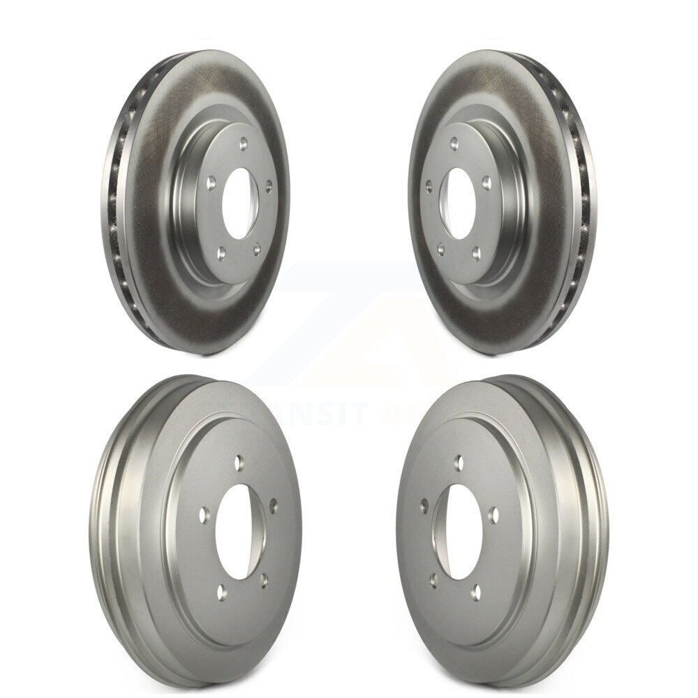 Genius - KG-101467 - Front and Rear Disc Brake Rotor and Hub Assembly Kits