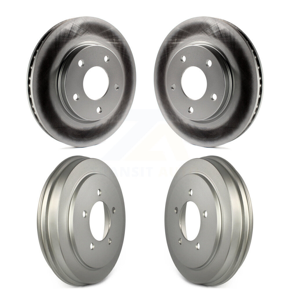 Genius - KG-101468 - Front and Rear Disc Brake Rotor and Hub Assembly Kits