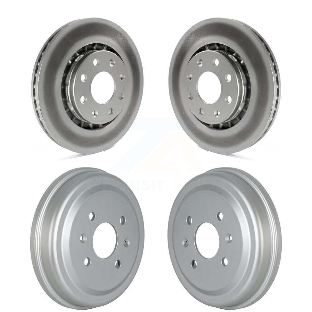 Genius - KG-101493 - Front and Rear Disc Brake Rotor and Hub Assembly Kits