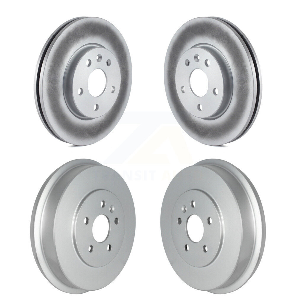 Genius - KG-101494 - Front and Rear Disc Brake Rotor and Hub Assembly Kits