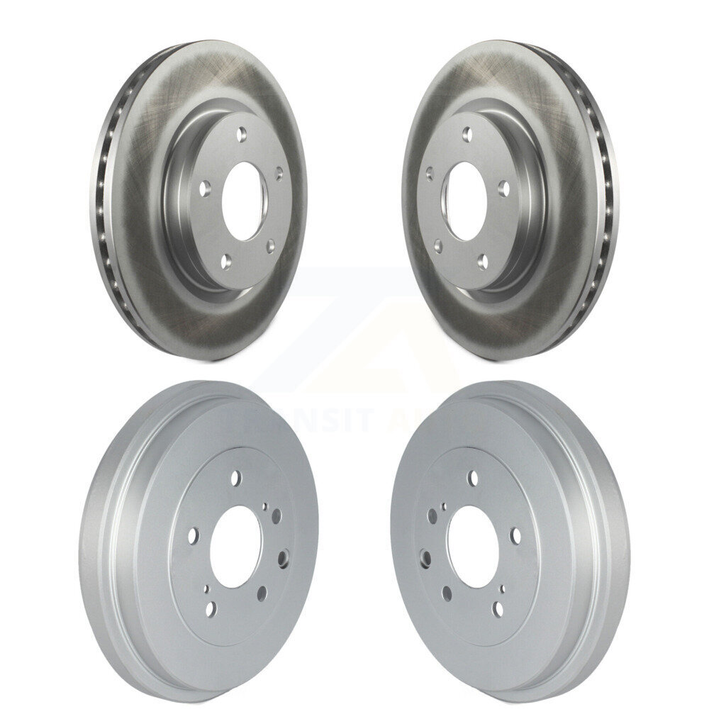 Genius - KG-101496 - Front and Rear Disc Brake Rotor and Hub Assembly Kits