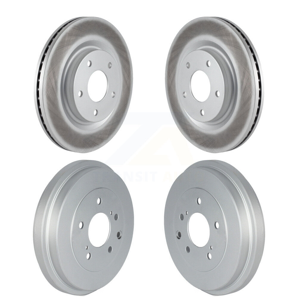 Genius - KG-101497 - Front and Rear Disc Brake Rotor and Hub Assembly Kits