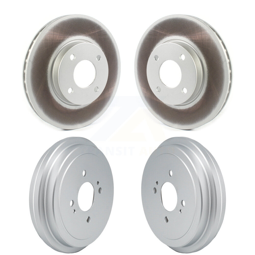 Genius - KG-101868 - Front and Rear Disc Brake Rotor and Hub Assembly Kits