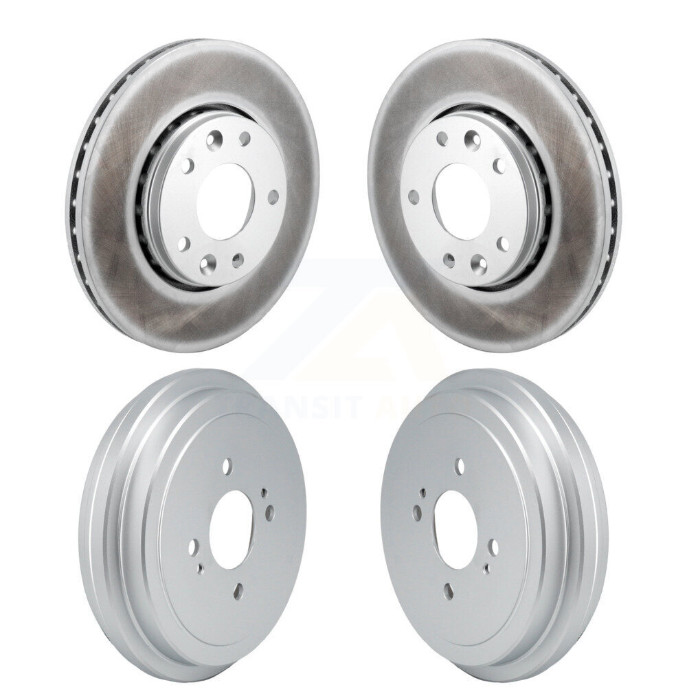 Genius - KG-101869 - Front and Rear Disc Brake Rotor and Hub Assembly Kits