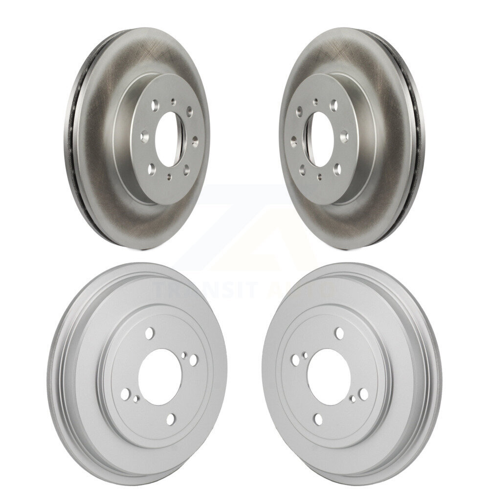 Genius - KG-102033 - Front and Rear Disc Brake Rotor and Hub Assembly Kits