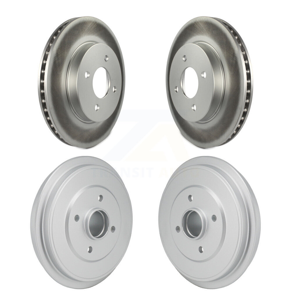 Genius - KG-102035 - Front and Rear Disc Brake Rotor and Hub Assembly Kits