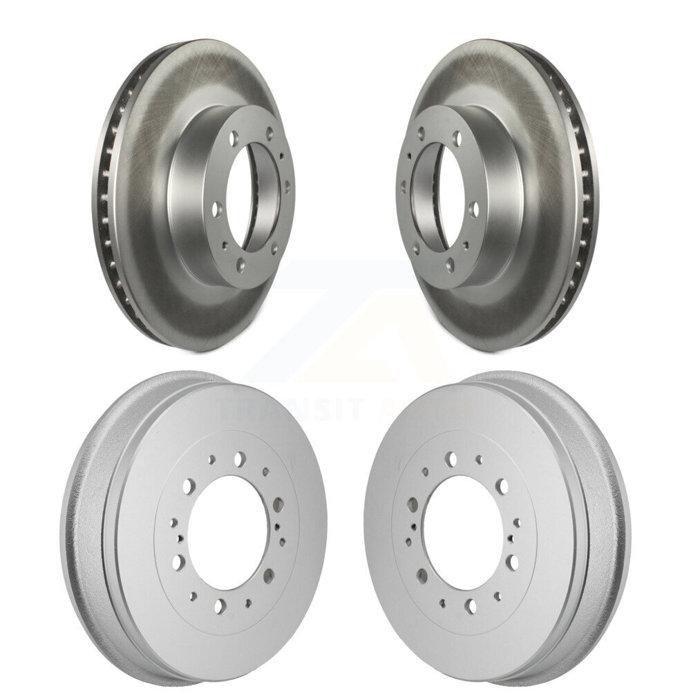 Genius - KG-102036 - Front and Rear Disc Brake Rotor and Hub Assembly Kits