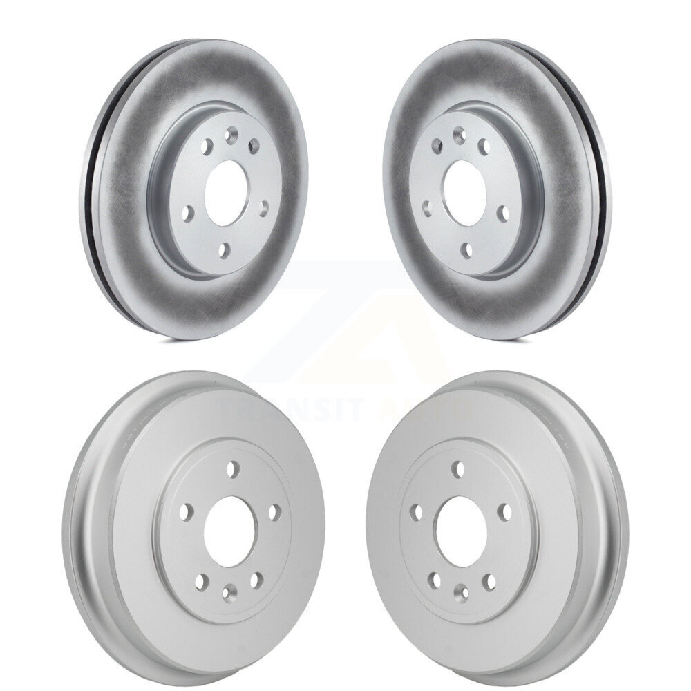 Genius - KG-102038 - Front and Rear Disc Brake Rotor and Hub Assembly Kits