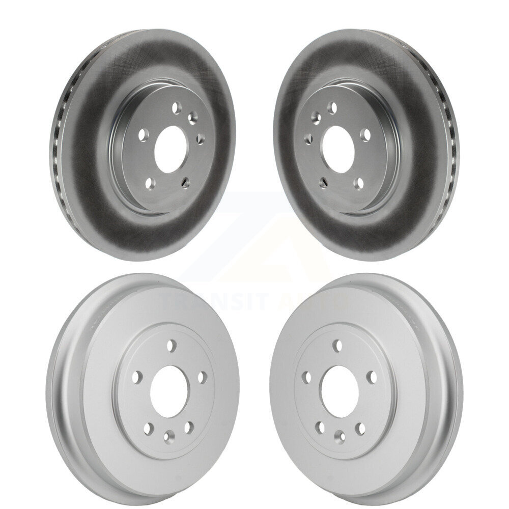 Genius - KG-102039 - Front and Rear Disc Brake Rotor and Hub Assembly Kits