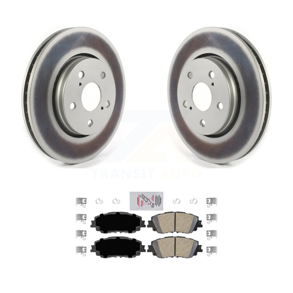 Transit Auto KGA-100072 Disc Brake Kit for 2019 Toyota C-HR - Front