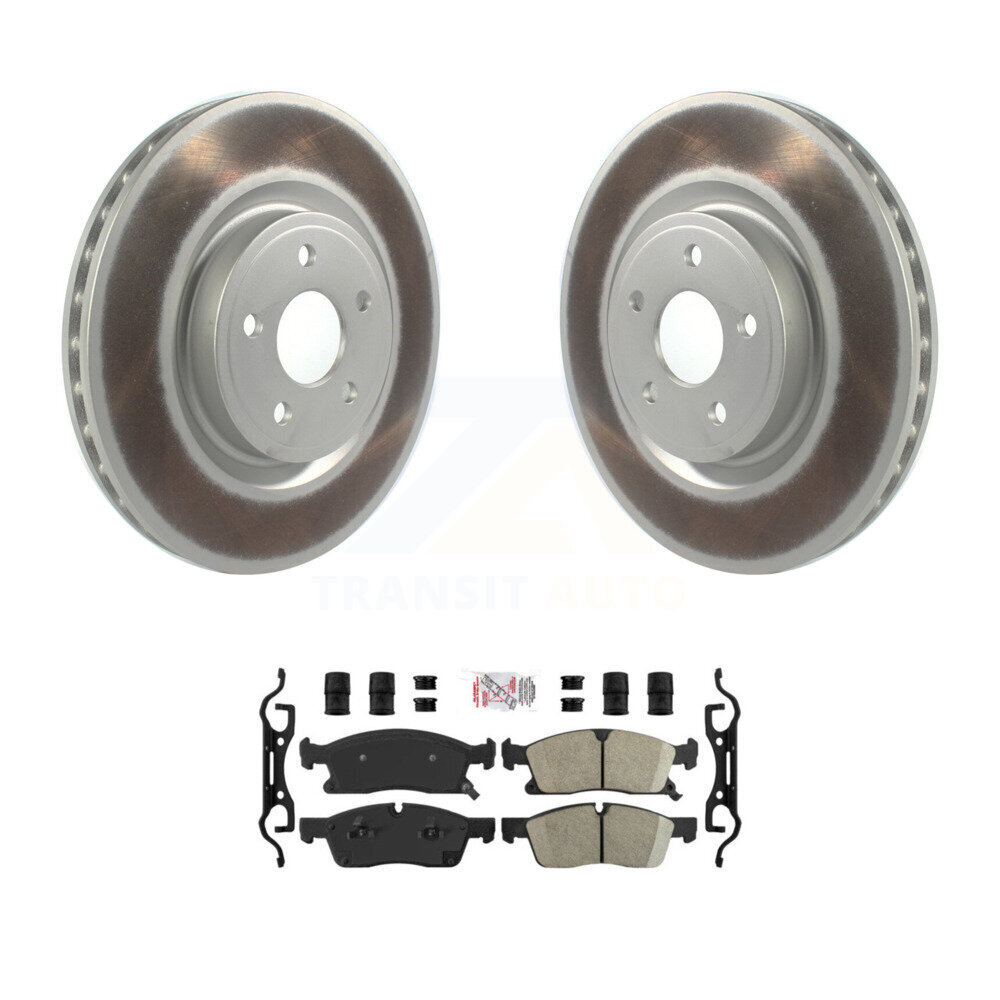Transit Auto KGA-100155 Disc Brake Kit for 2017 Dodge Durango - Front