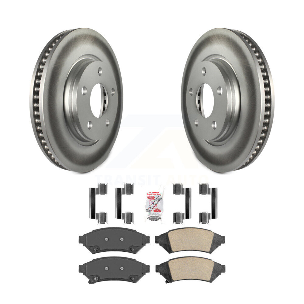 Transit Auto KGA-100505 Disc Brake Kit for 2004-2009 Buick Allure, Buick LaCrosse and More - Front