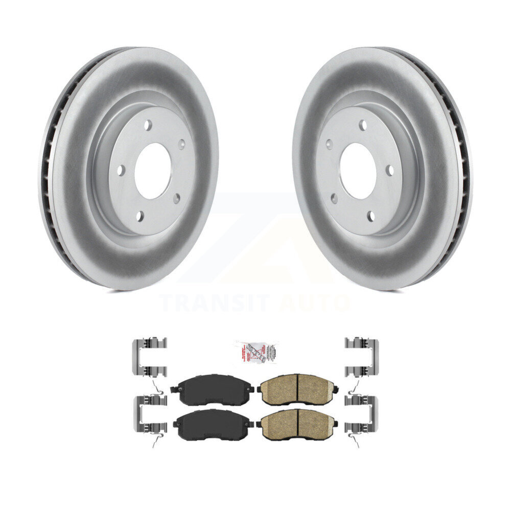 Transit Auto KGA-100930 Disc Brake Kit for 2007-2012 Nissan Sentra - Front