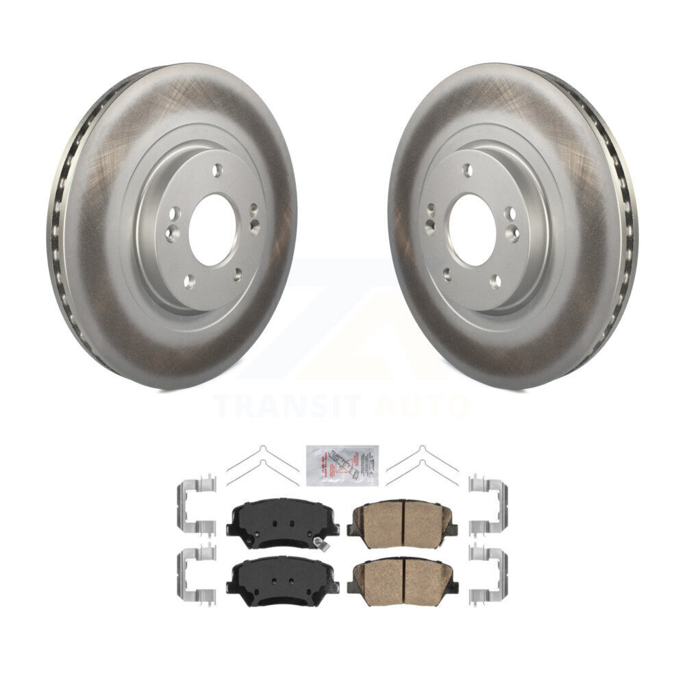 Transit Auto KGA-100979 Disc Brake Kit for 2016-2020 Hyundai Santa Fe Sport, Kia Sorento - Front