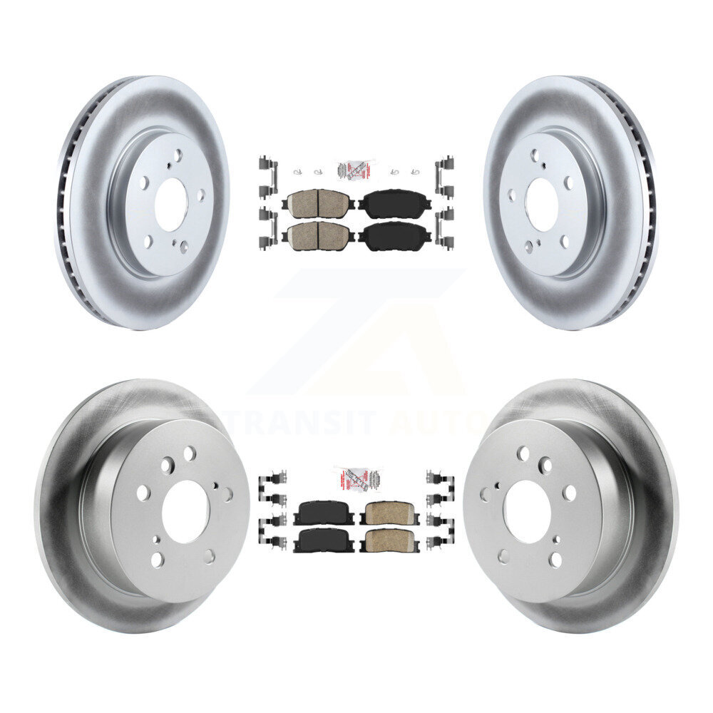 Transit Auto KGA-101281 Disc Brake Kit for 2002-2003 Lexus ES300 - Front and Rear