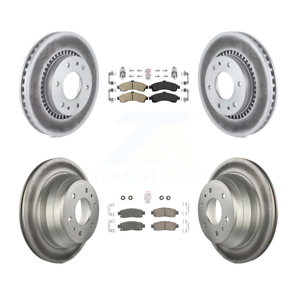 Transit Auto KGA-102096 Disc Brake Kit for 2006 Isuzu Ascender - Front and Rear