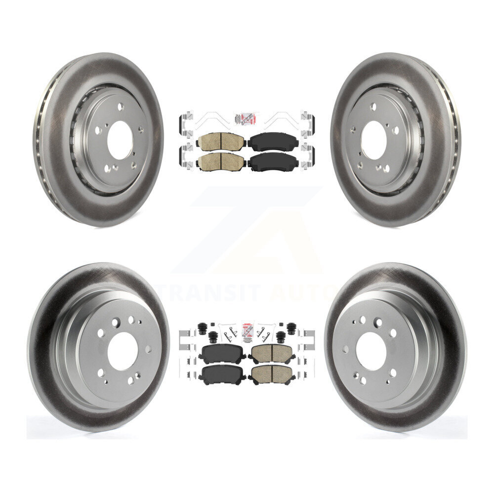 Transit Auto KGA-102261 Disc Brake Kit for 2019-2024 Honda Passport - Front and Rear