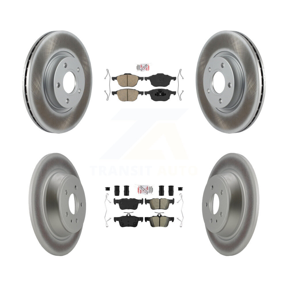 Transit Auto KGA-102550 Disc Brake Kit for 2017-2019 Ford Escape - Front and Rear