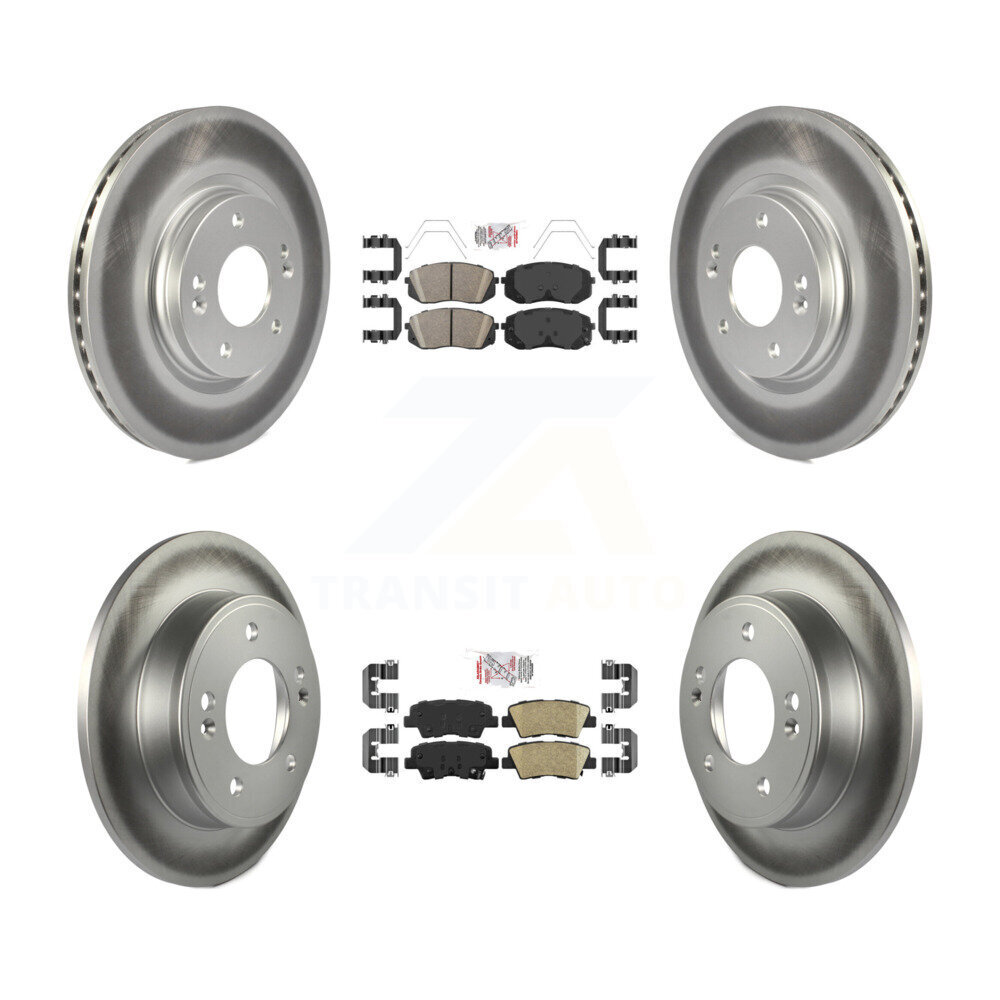 Transit Auto KGA-102776 Disc Brake Kit for 2021 Kia Forte5 - Front and Rear