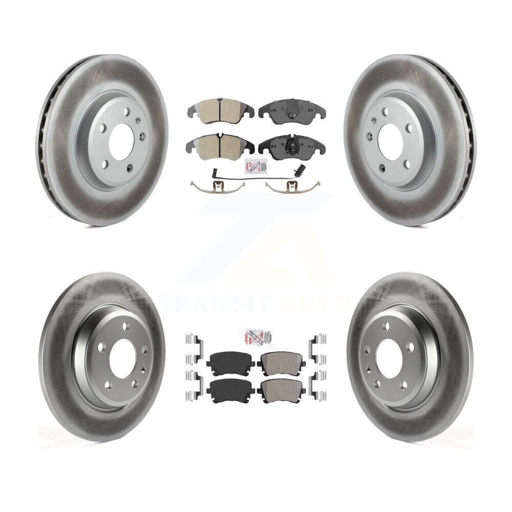 Transit Auto KGA-102917 Disc Brake Kit for 2013 Audi A4 allroad - Front and Rear