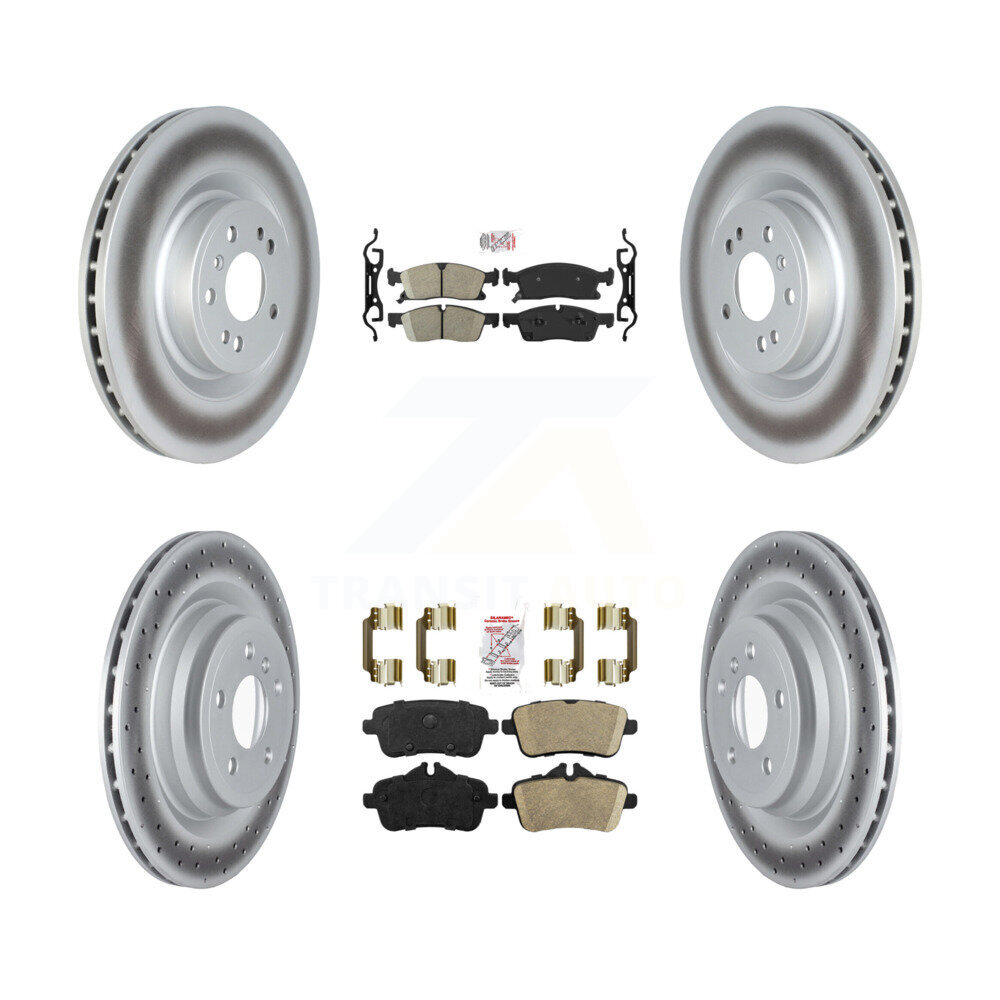 Transit Auto KGA-103145 Disc Brake Kit for 2016-2018 Mercedes-Benz GLE400 - Front and Rear