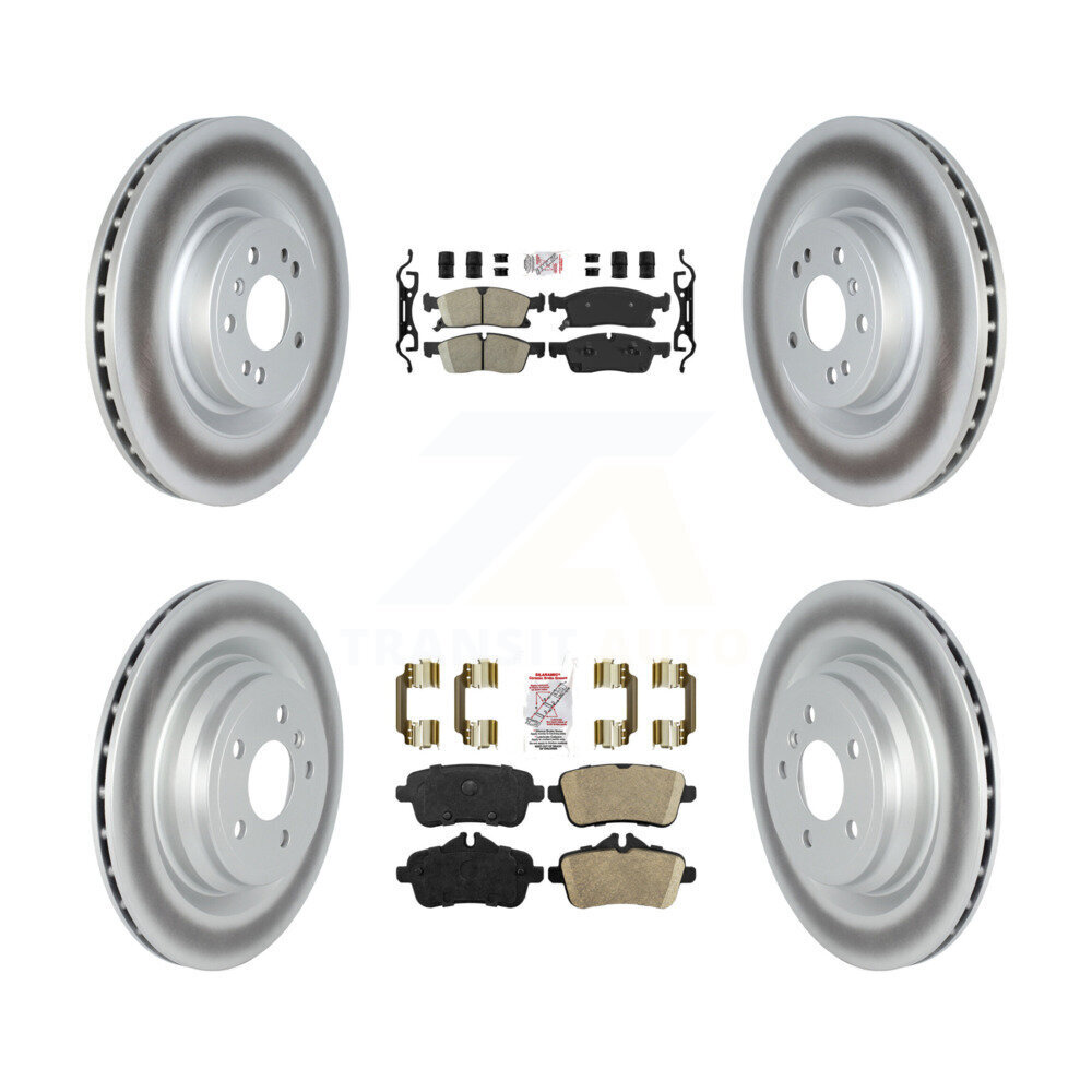 Transit Auto KGA-103146 Disc Brake Kit for 2016-2018 Mercedes-Benz GLE400 - Front and Rear