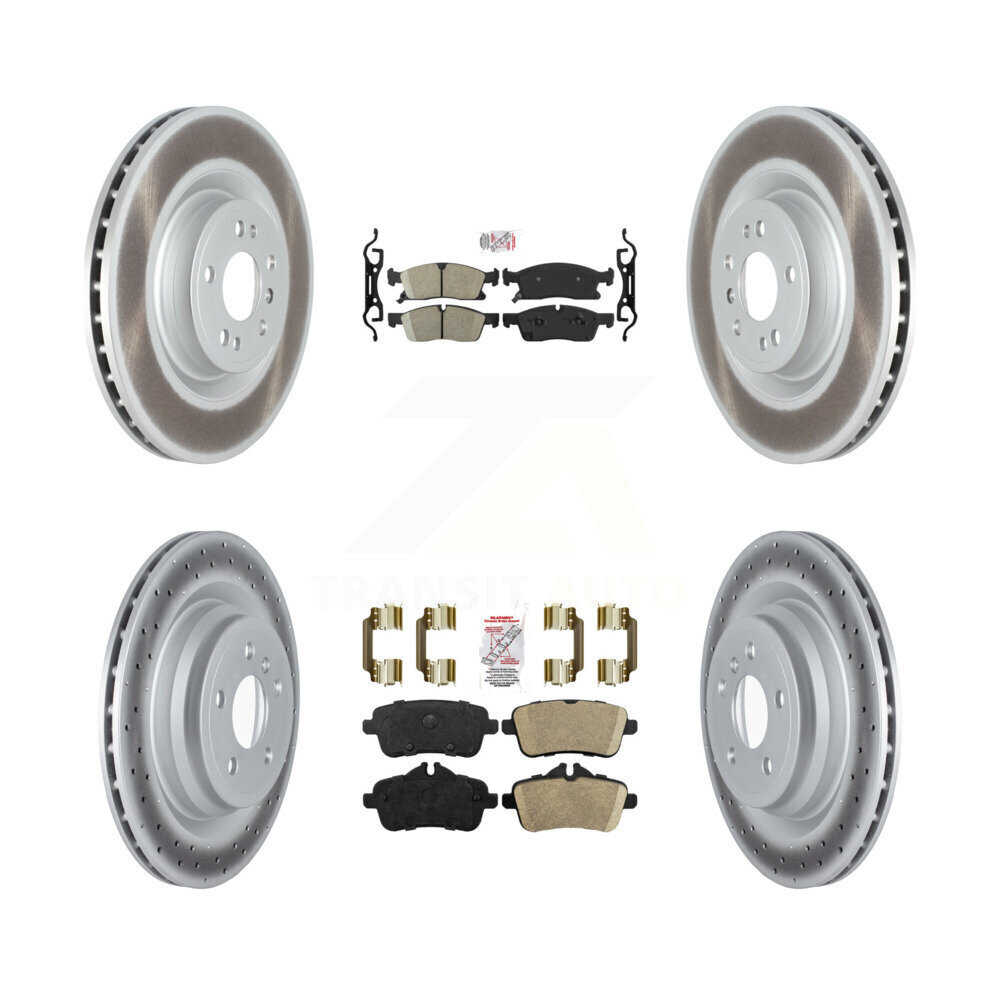 Transit Auto KGA-103149 Disc Brake Kit for 2016-2019 Mercedes-Benz GLE400 - Front and Rear