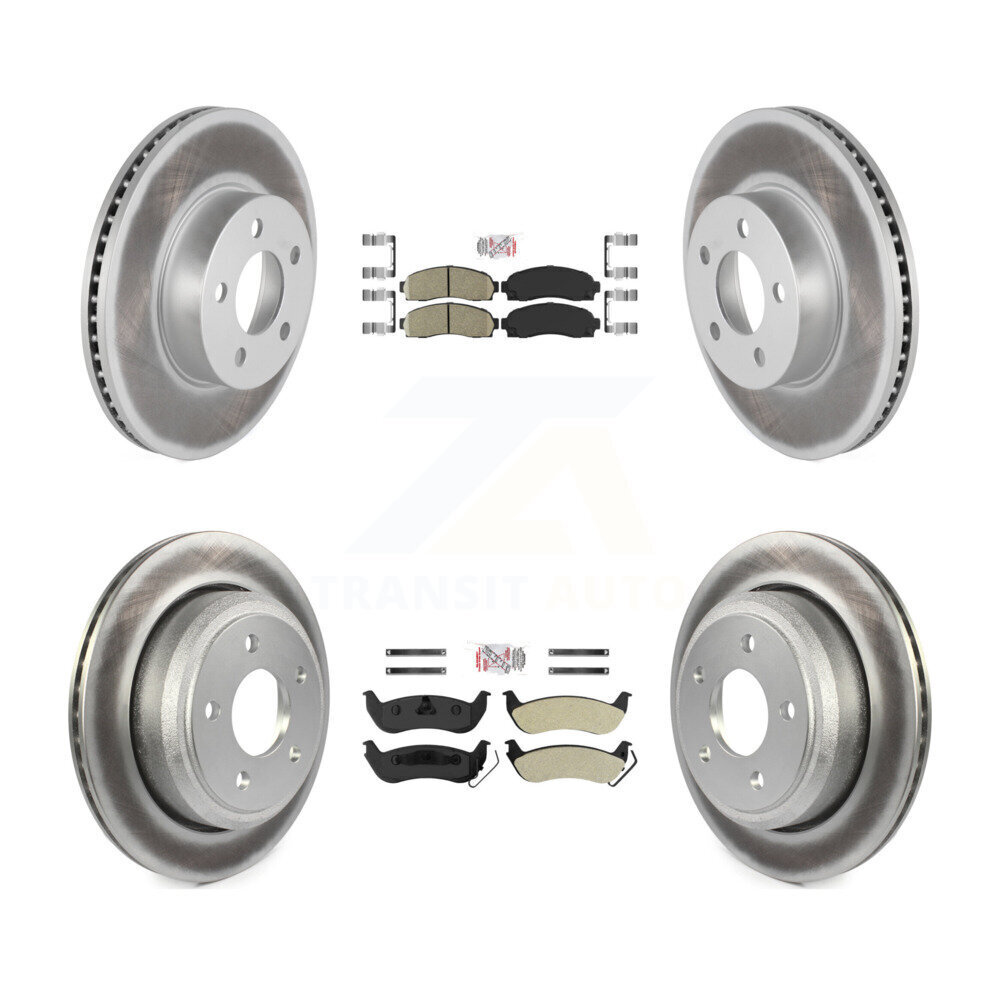 Transit Auto KGA-103270 Disc Brake Kit for 2010-2011 Ford Ranger, Mazda B4000 - Front and Rear