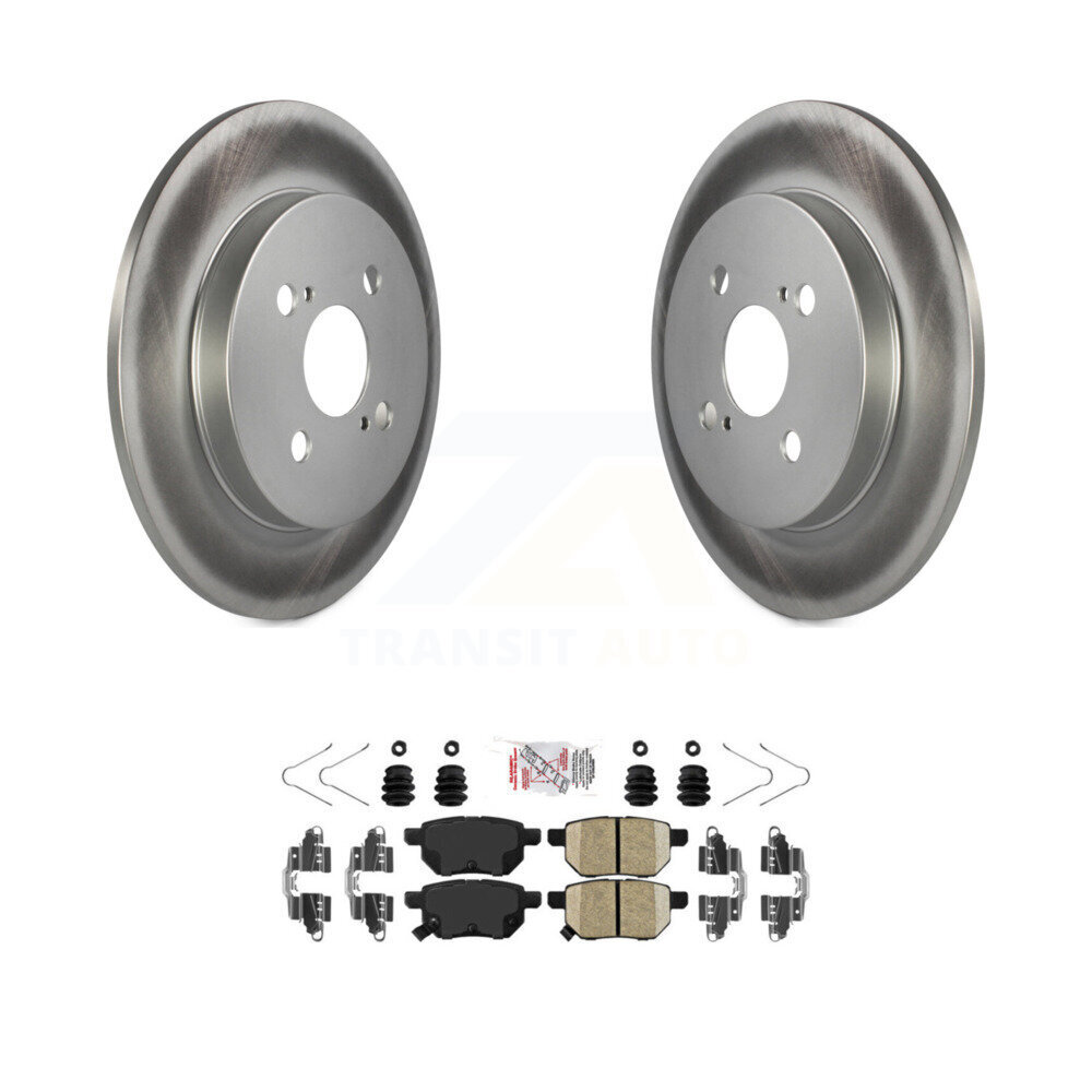 Transit Auto KGA-103506 Disc Brake Kit for 2012-2018 Toyota Yaris - Rear