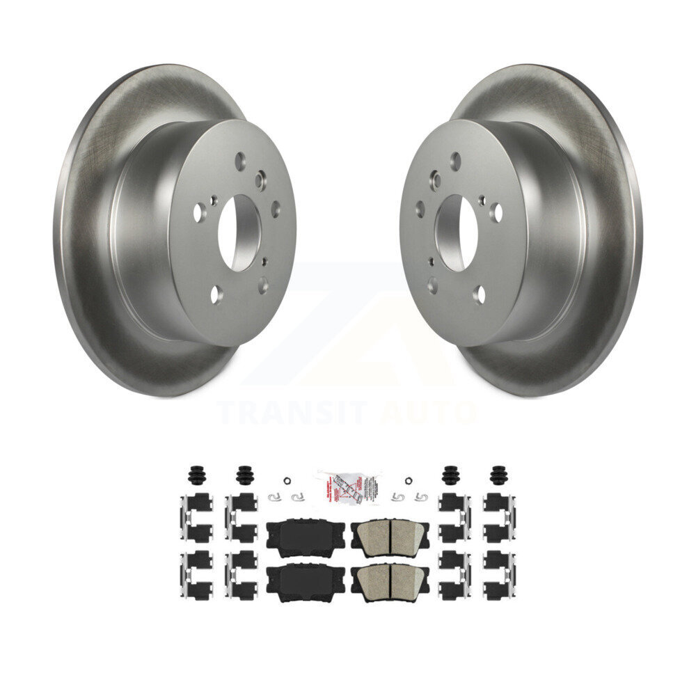 Transit Auto KGA-103754 Disc Brake Kit for 2012-2018 Lexus ES300h, Lexus ES350 and More - Rear