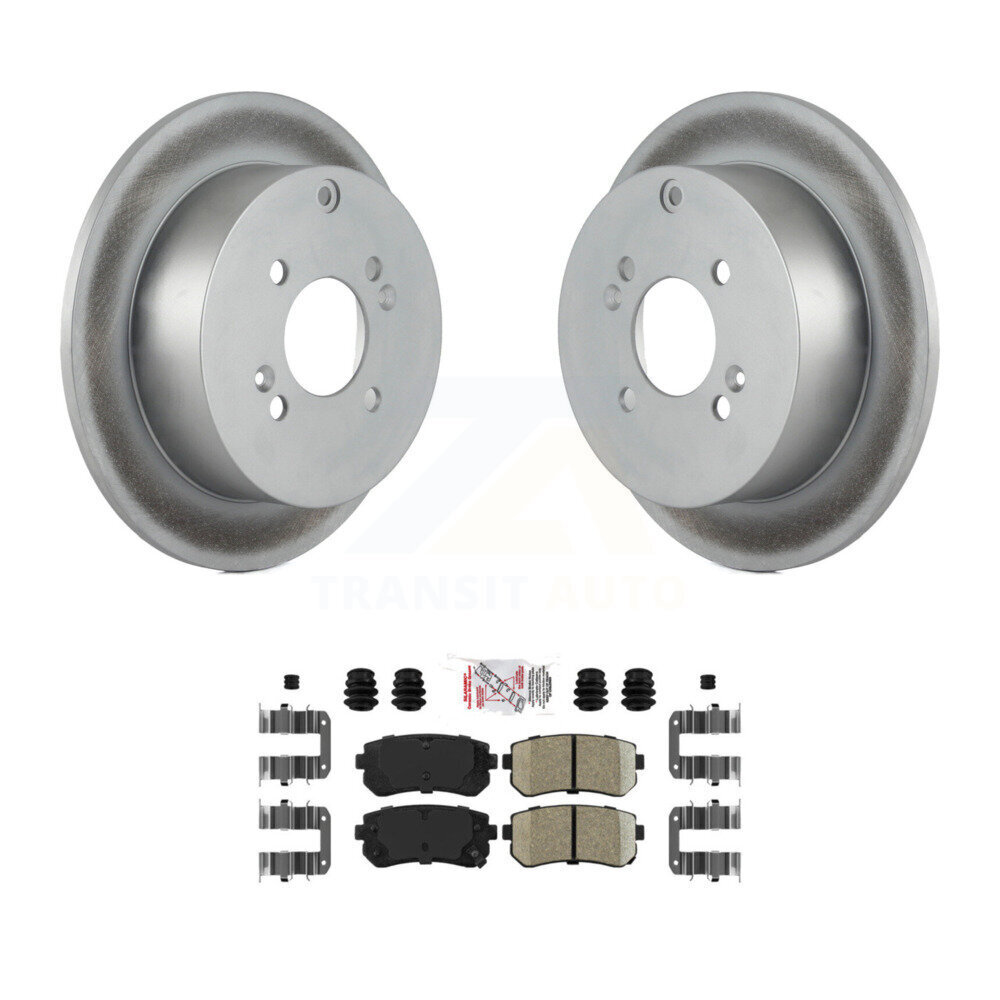 Transit Auto KGA-103815 Disc Brake Kit for 2006-2010 Hyundai Accent, Kia Rio, Kia Rio5 - Rear