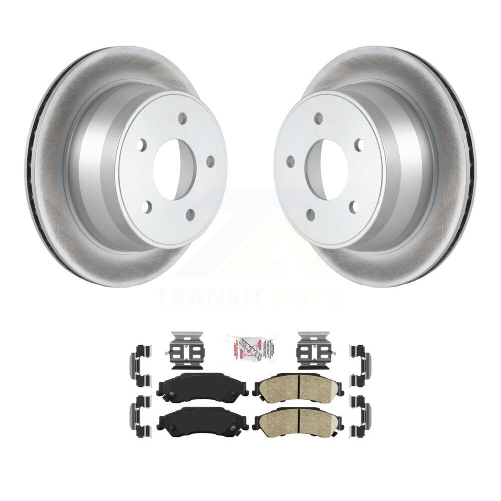 Transit Auto KGA-104126 Disc Brake Kit for 1997-2005 GMC Jimmy, Chevrolet S10 and More - Rear